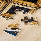 Puzzle Architecture noire et or (Côté)