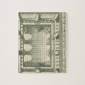 Puzzle Architecture vintage, Atrium Courtyard Perspective (Vertical)