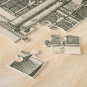 Puzzle Architecture vintage, cour romain avec colonnes (Côté)