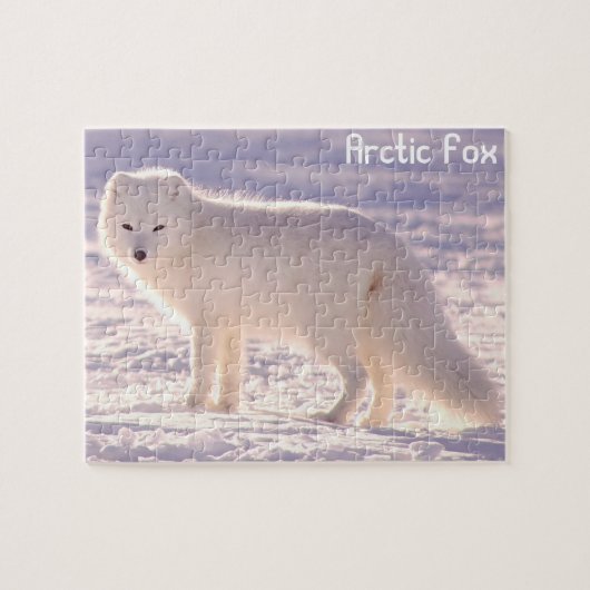 Puzzle Arctic fox (Horizontal)