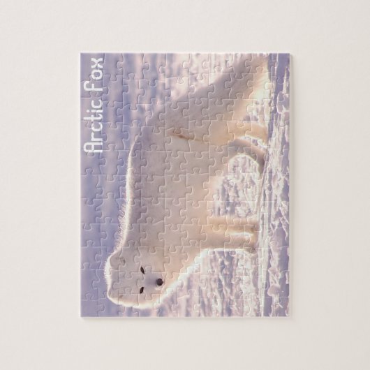 Puzzle Arctic fox (Vertical)