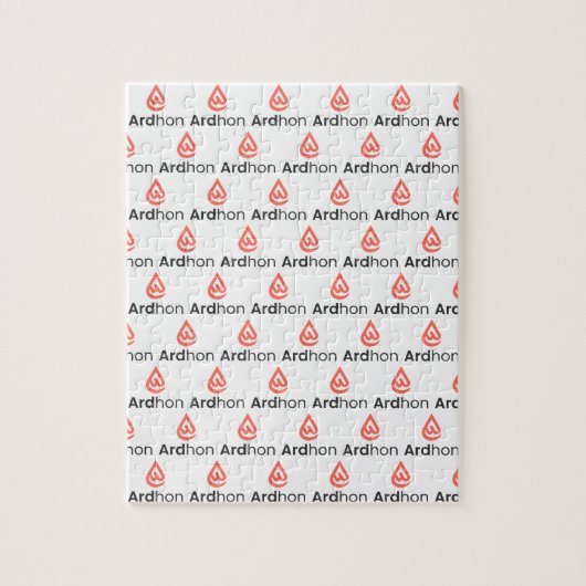 Puzzle Ardhon - wear your style, your way throw pillow (Vertical)