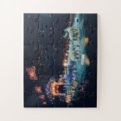 Puzzle Arena des Eléphants de cirque à trois anneaux (Vertical)