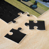 Puzzle Argent et bleu, P51 mustang, avions de Side_WWII (Côté)