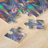 Puzzle argent holographique (Côté)