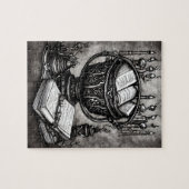 Puzzle Argent Steampunk Cauldron Spellbooks et Potions (Horizontal)