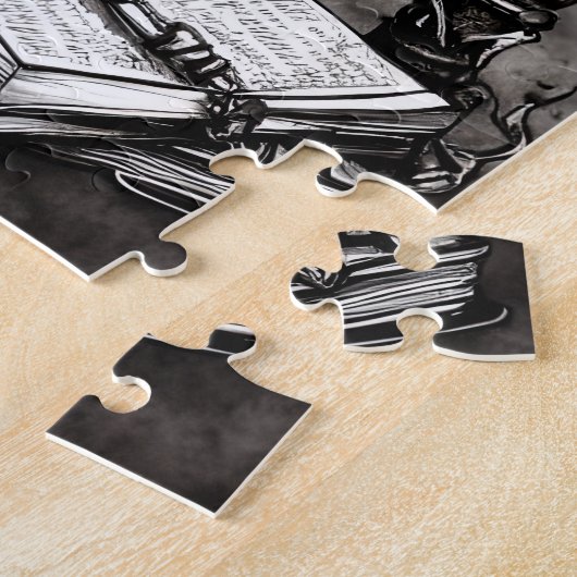 Puzzle Argent Steampunk Cauldron Spellbooks et Potions (Côté)