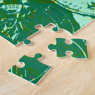 Puzzle Argent vert