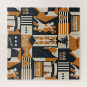 Puzzle Argentine : Illustration Ethnique sans faille. (Horizontal)