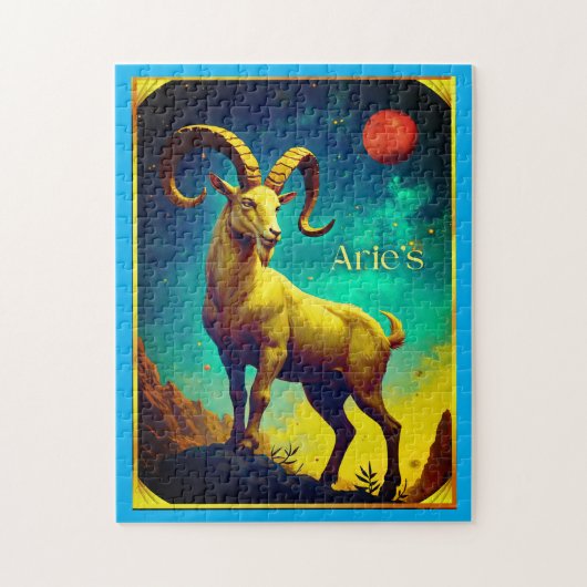 Puzzle Aries the Ram Zodiac Sign (Vertical)