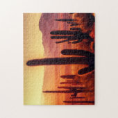 Puzzle Arizona Desert cactus sunset (Vertical)