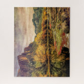 Puzzle Arizona River Sonoran Desert Mountains Art numériq (Vertical)