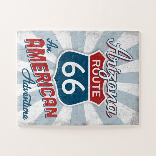 Puzzle Arizona Route 66 Amérique Vintage (Horizontal)