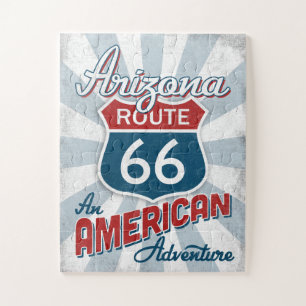 Puzzle Arizona Route 66 Amérique Vintage