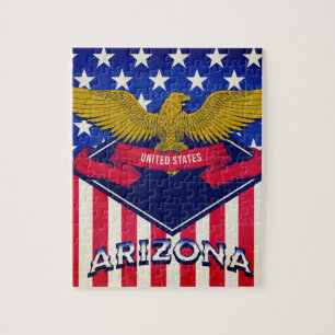 Puzzle Arizona USA Flag