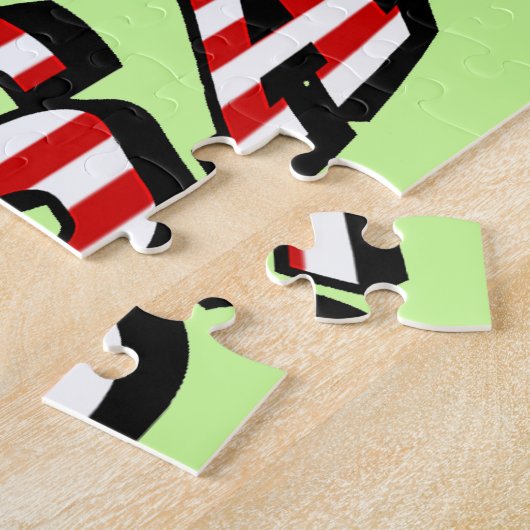 Puzzle Arkansas Picture et USA Flag Text (Côté)