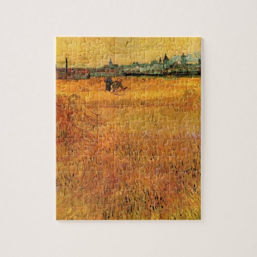 Puzzle Arles: View from Wheat Fields by Vincent van Gogh (Vertical)
