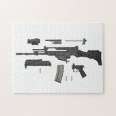 Puzzle Arme automatique G36 (Horizontal)