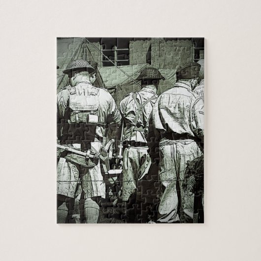 Puzzle Armée de papas sur le défilé (Vertical)