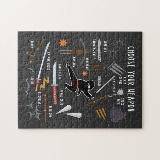 Puzzle Armes Ninja (Horizontal)