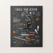 Puzzle Armes Ninja (Vertical)