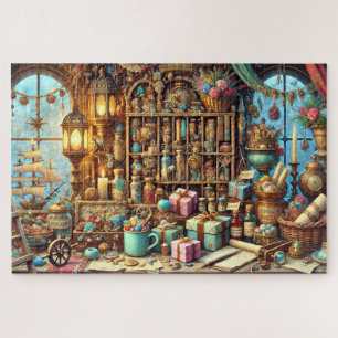 Puzzle Armoire de Curiosités Pirate Potions Cartes Reliqu