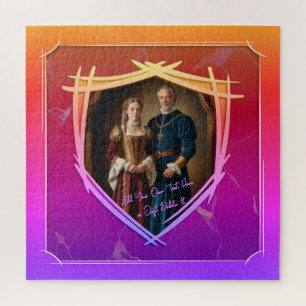 Puzzle Armoiries du chevalier Cadeau médiéval à l'ancienn