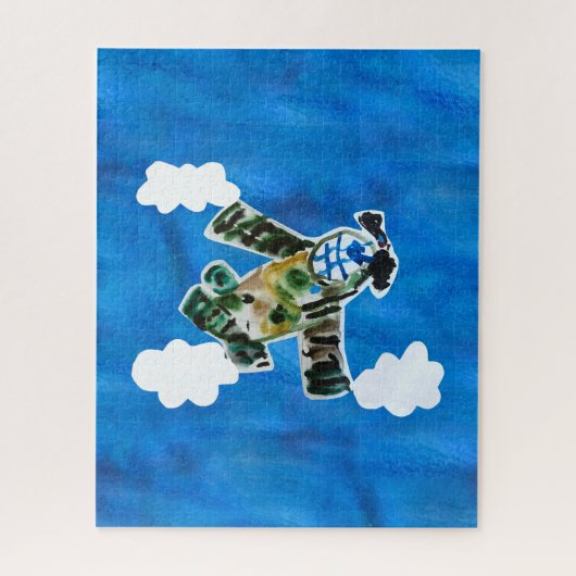 Puzzle Army Jet "Art by Kids" (Vertical)