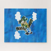 Puzzle Army Jet "Art by Kids" (Horizontal)