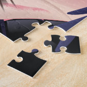 Puzzle Arosa Lenzerheide, poster suisse de ski. Magnet (Côté)