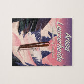 Puzzle Arosa Lenzerheide,Suisse affiche de ski. (Horizontal)
