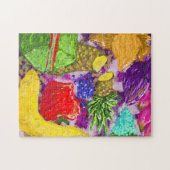 Puzzle Arrangement d'art de fruits (Horizontal)