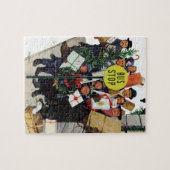 Puzzle Arrêt de bus à Noël (Horizontal)