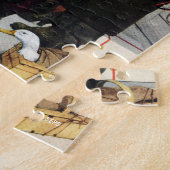 Puzzle Arrêt de bus à Noël (Côté)