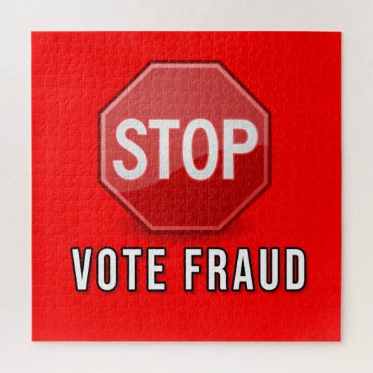Puzzle Arrêter la fraude électorale (Vertical)