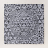 Puzzle arrière - plan abstrait avec sphère (Horizontal)
