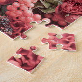 Puzzle Arrière - plan abstrait fleuri rapproché. (Côté)