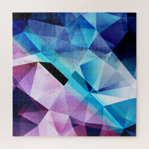Puzzle Arrière - plan Abstrait géométrique aquarelle