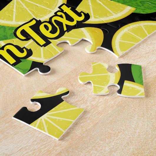 Puzzle Arrière - plan citron (Côté)