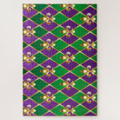 Puzzle Arrière - plan de bijoux Mardi Gras (Vertical)