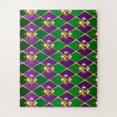 Puzzle Arrière - plan de bijoux Mardi Gras (Vertical)