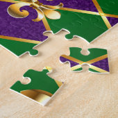 Puzzle Arrière - plan de bijoux Mardi Gras (Côté)