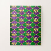 Puzzle Arrière - plan de bijoux Mardi Gras (Vertical)