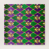 Puzzle Arrière - plan de bijoux Mardi Gras (Vertical)