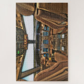 Puzzle Arrière - plan de cockpit de la compagnie aérienne (Vertical)