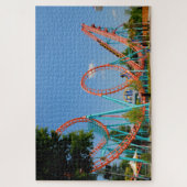 Puzzle Arrière - plan de dessous de verre à rouleaux (Vertical)