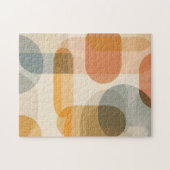 Puzzle Arrière - plan de formes arrondies dans des teinte (Horizontal)