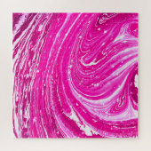 Puzzle Arrière - plan de peinture rose mixte. (Horizontal)