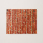 Puzzle Arrière - plan de texture de mur en briques rouges (Horizontal)
