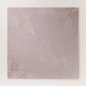 Puzzle arrière - plan décoratif or rose, élégant. (Horizontal)